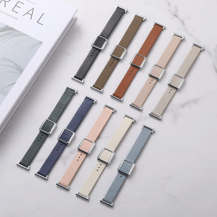 Super Fantastisk Kunstlæder Universal Rem passer til Smartwatch - Pink#serie_19