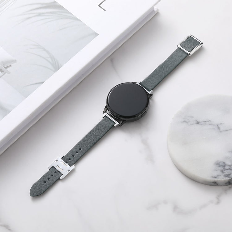 Super Fantastisk Kunstlæder Universal Rem passer til Smartwatch - Grøn#serie_22