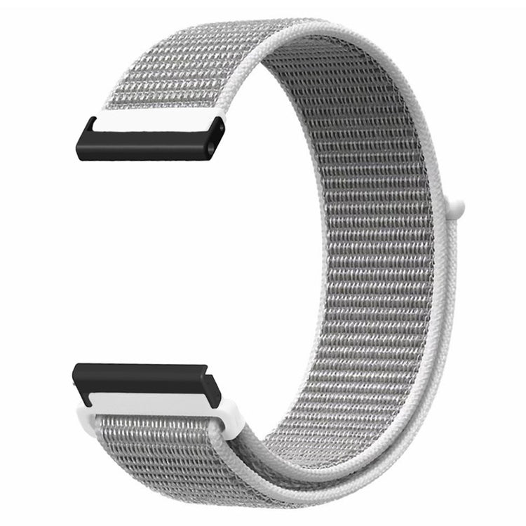 Meget Cool Nylon Universal Rem passer til Smartwatch - Sølv#serie_3