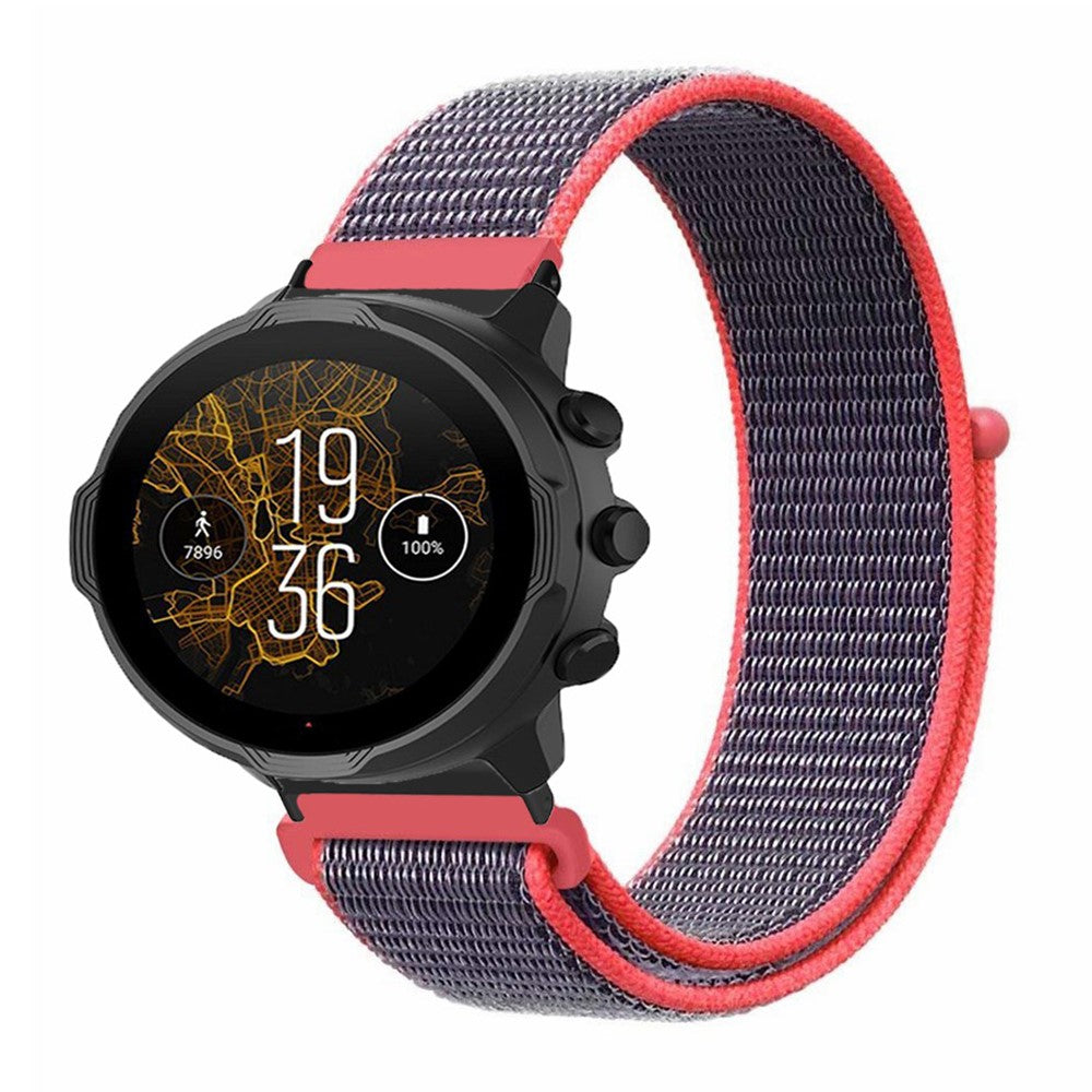 Meget Cool Nylon Universal Rem passer til Smartwatch - Pink#serie_4
