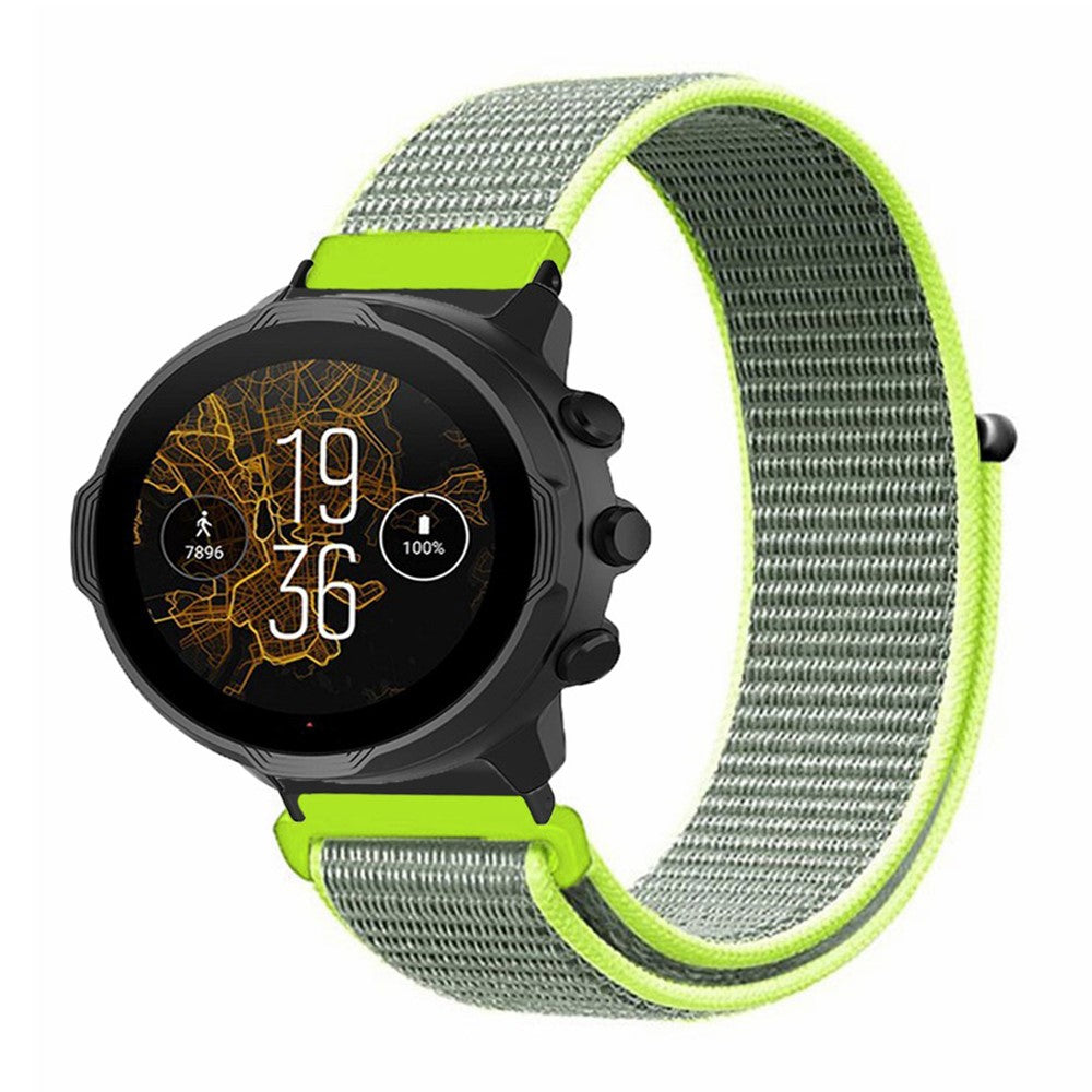 Meget Cool Nylon Universal Rem passer til Smartwatch - Gul#serie_5