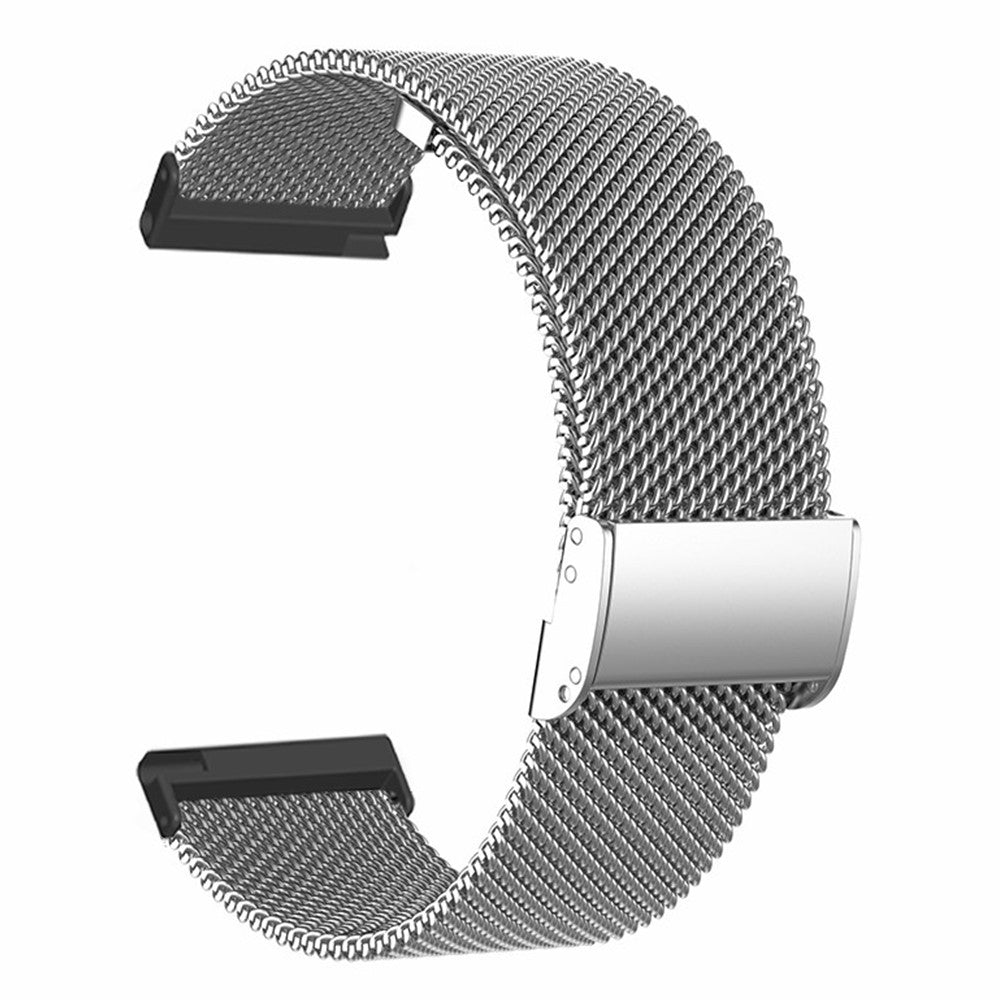 Rigtigt Elegant Metal Universal Rem passer til Smartwatch - Sølv#serie_2