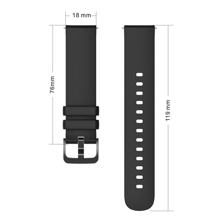 Meget Sejt Silikone Universal Rem passer til Garmin Smartwatch - Sølv#serie_7