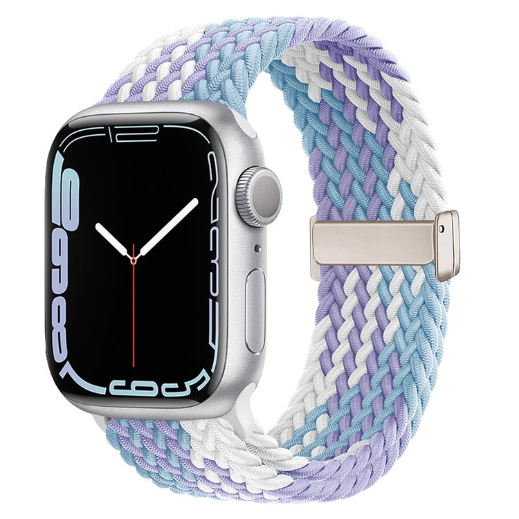 Meget Fed Nylon Universal Rem passer til Apple Smartwatch - Blå#serie_7