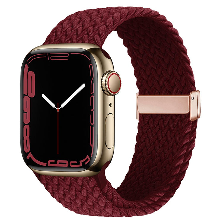 Meget Fed Nylon Universal Rem passer til Apple Smartwatch - Rød#serie_8