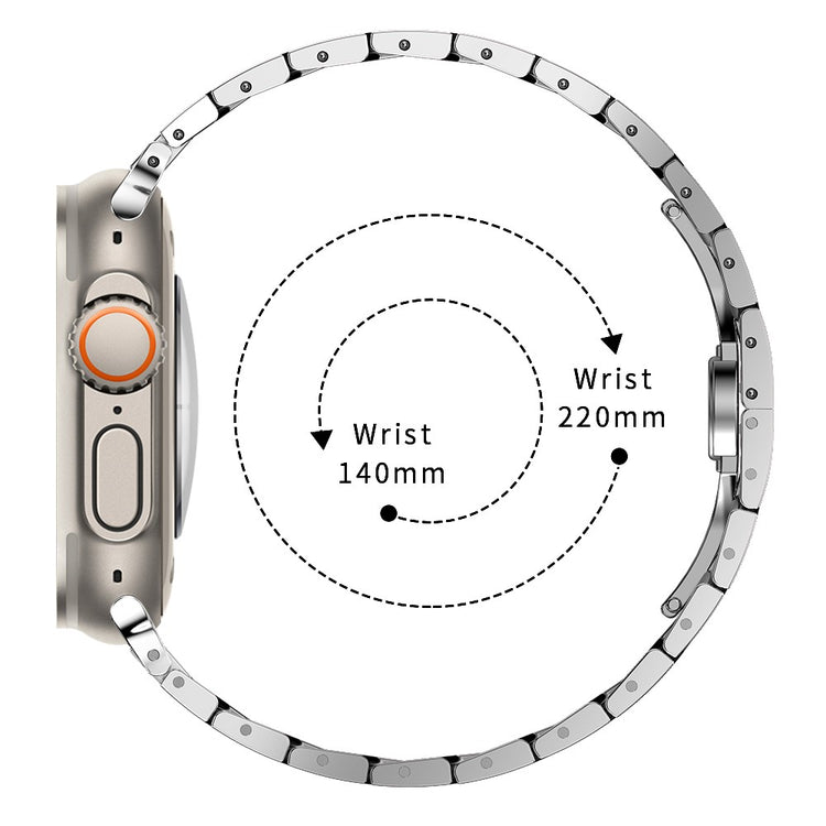 Kønt Metal Universal Rem passer til Apple Smartwatch - Sølv#serie_6