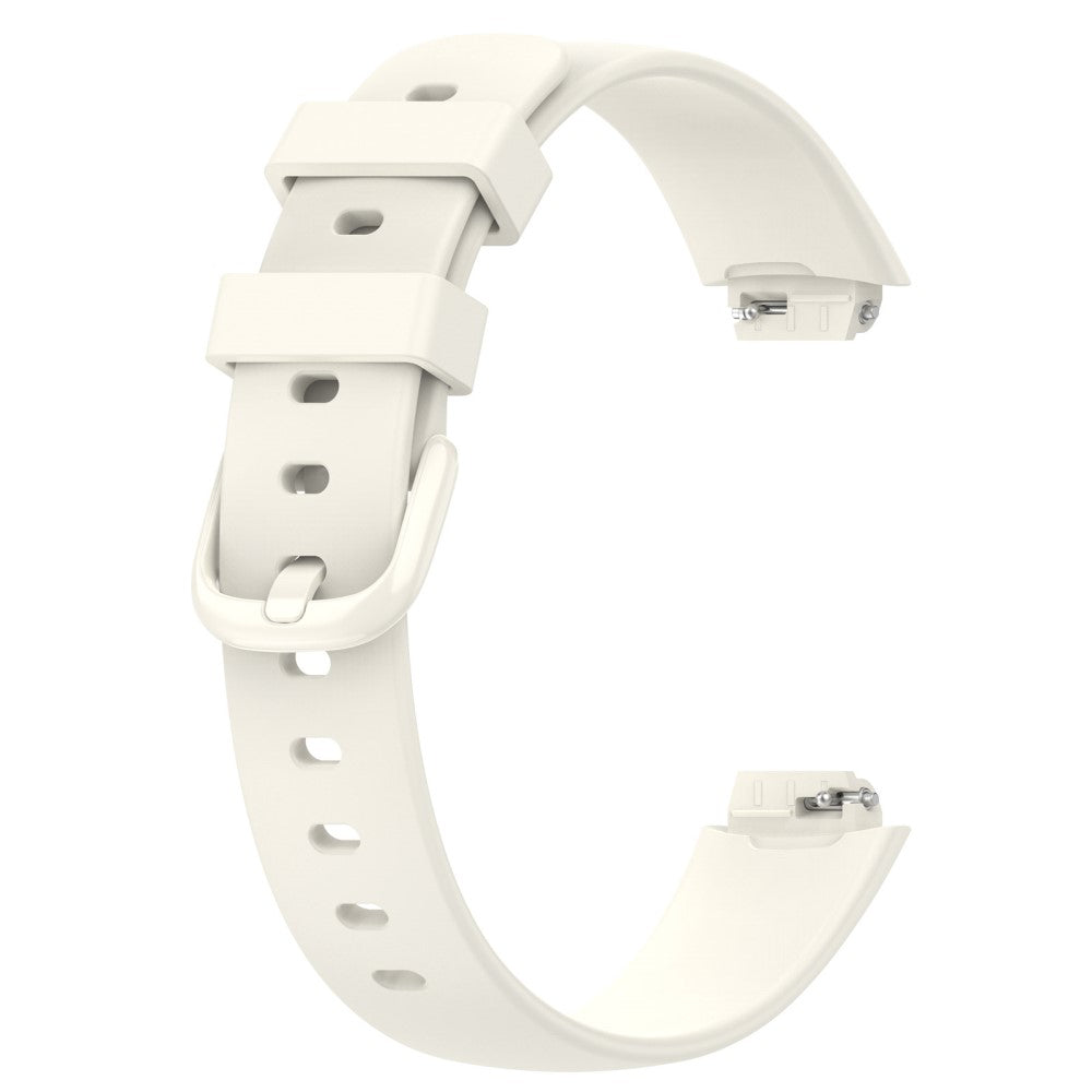 Super Fed Silikone Rem passer til Fitbit Inspire 3 - Hvid#serie_3