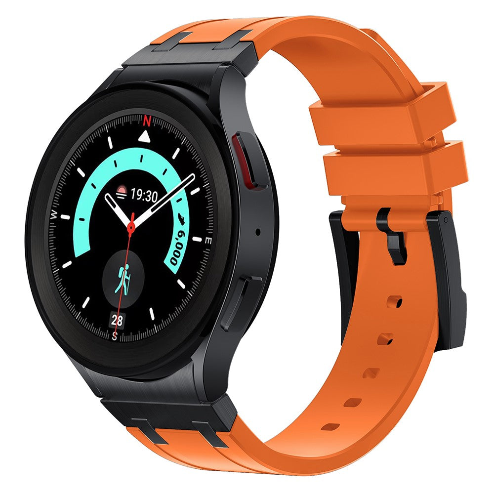 Alle Tiders Silikone Universal Rem passer til Samsung Smartwatch - Orange#serie_1