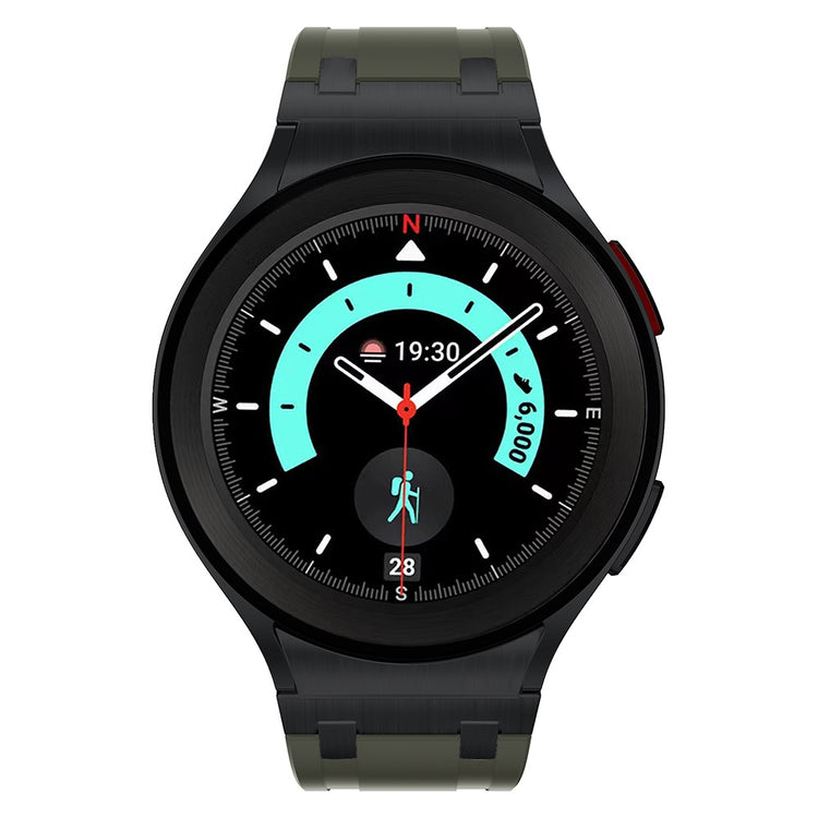 Alle Tiders Silikone Universal Rem passer til Samsung Smartwatch - Grøn#serie_5