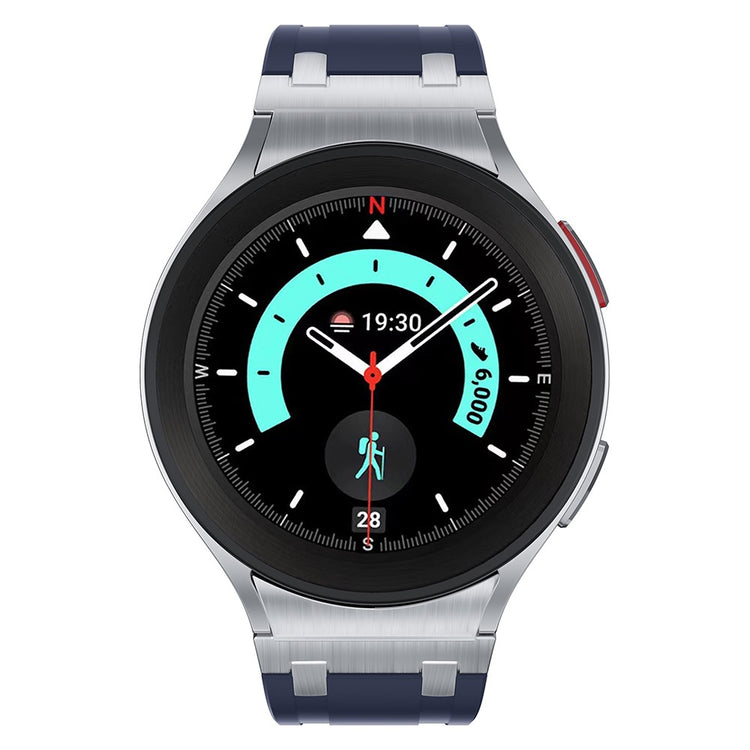 Alle Tiders Silikone Universal Rem passer til Samsung Smartwatch - Blå#serie_10
