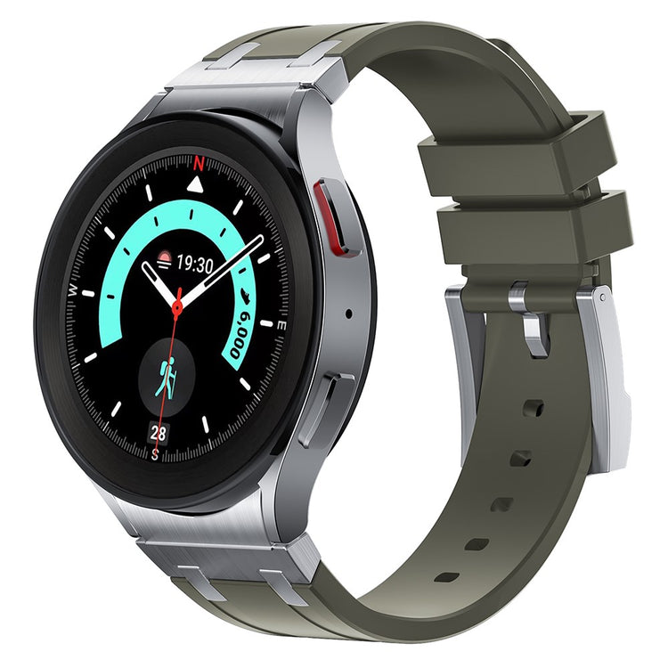 Alle Tiders Silikone Universal Rem passer til Samsung Smartwatch - Grøn#serie_11