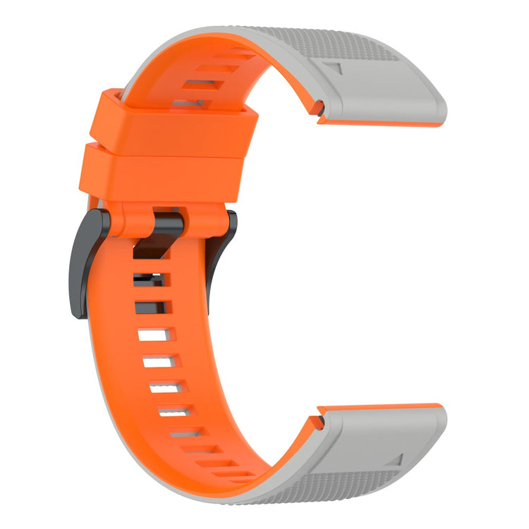 Vildt Fantastisk Silikone Universal Rem passer til Garmin Smartwatch - Orange#serie_10