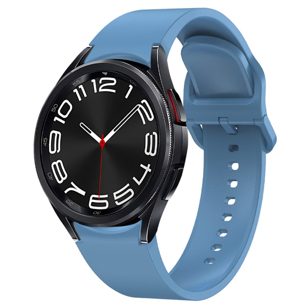 Super Holdbart Silikone Universal Rem passer til Samsung Smartwatch - Blå#serie_4