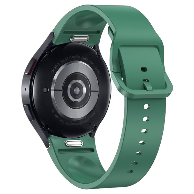 Super Holdbart Silikone Universal Rem passer til Samsung Smartwatch - Grøn#serie_9