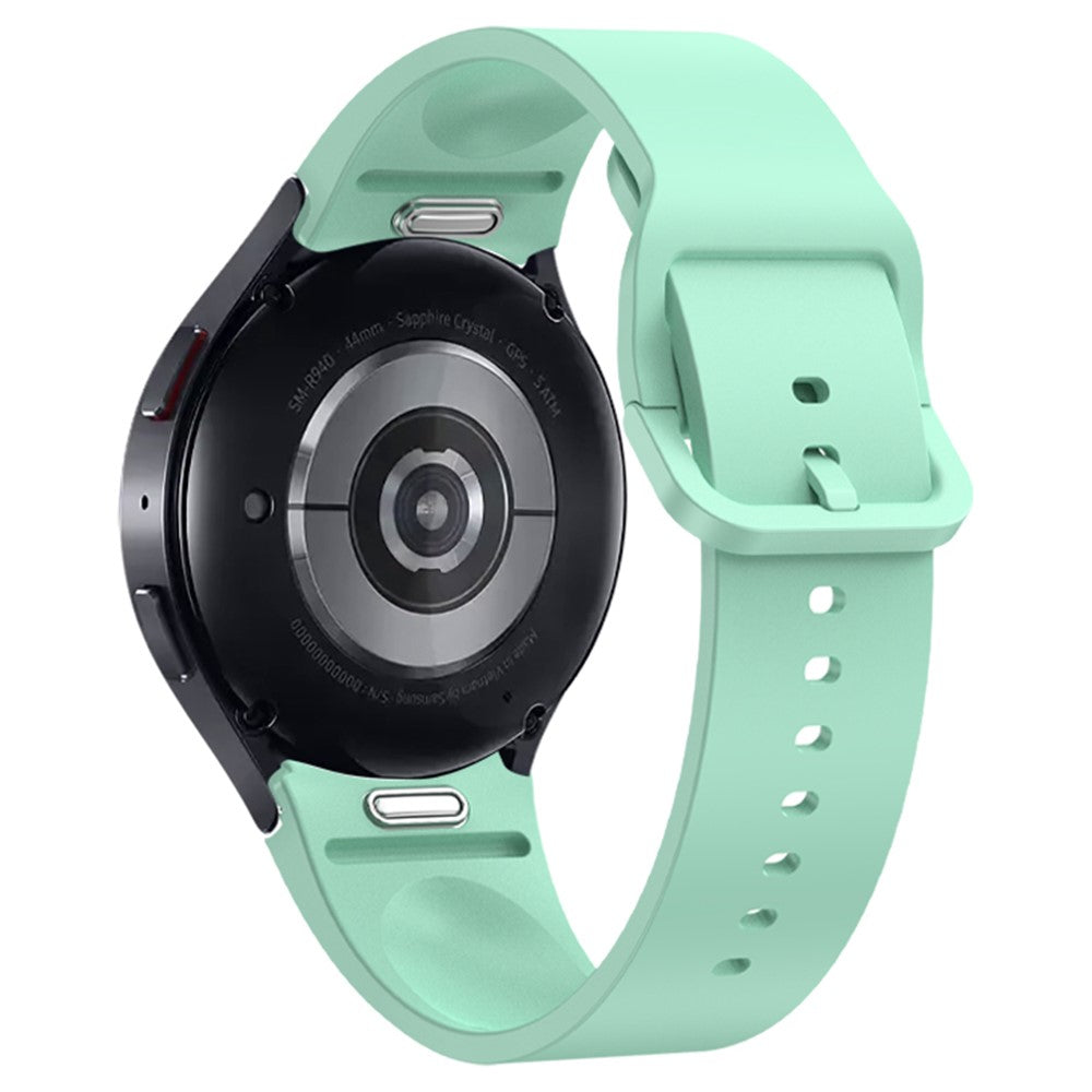 Super Holdbart Silikone Universal Rem passer til Samsung Smartwatch - Grøn#serie_10