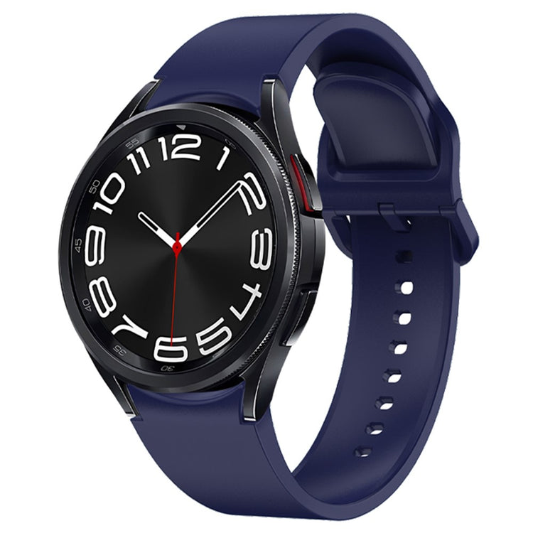 Super Holdbart Silikone Universal Rem passer til Samsung Smartwatch - Blå#serie_11