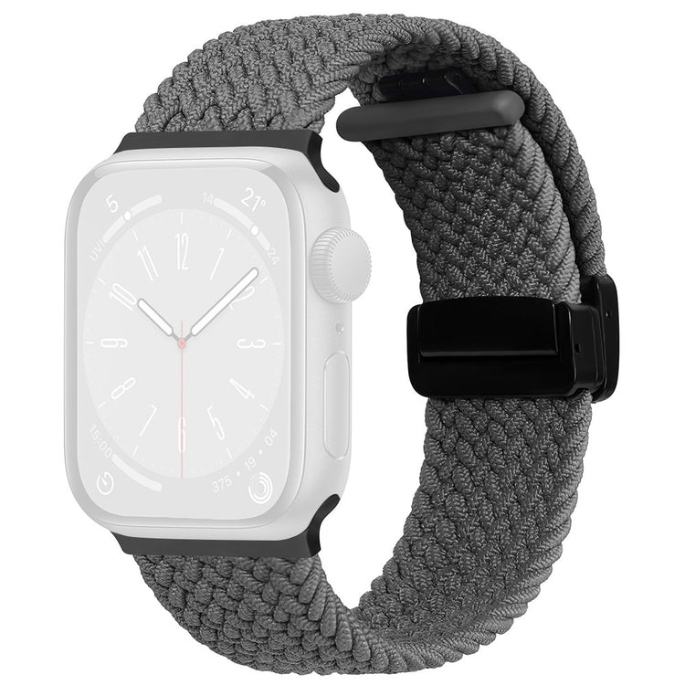 Rigtigt Godt Nylon Universal Rem passer til Apple Smartwatch - Sølv#serie_7