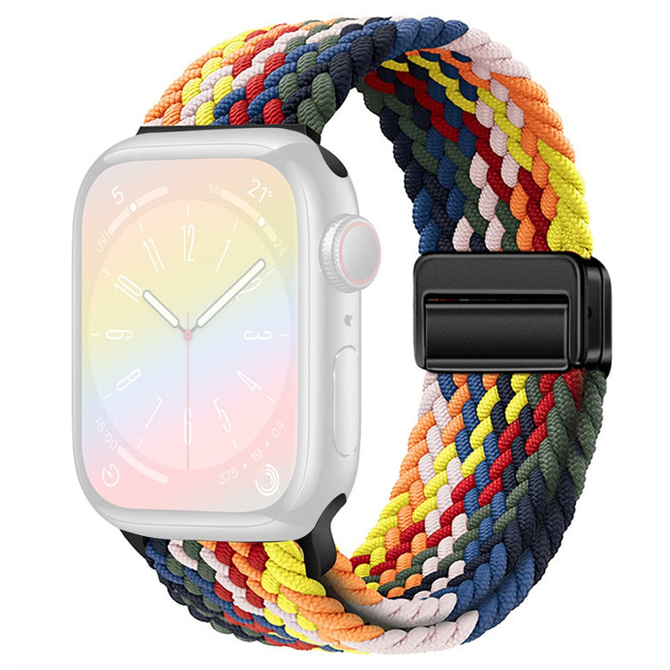 Rigtigt Godt Nylon Universal Rem passer til Apple Smartwatch - Flerfarvet#serie_11