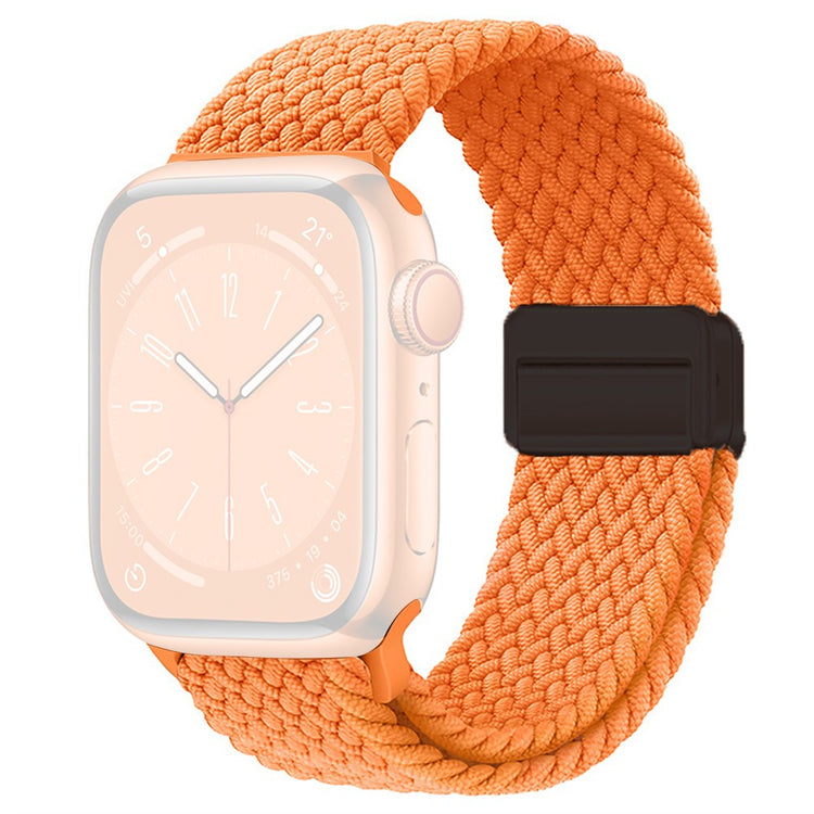 Rigtigt Godt Nylon Universal Rem passer til Apple Smartwatch - Orange#serie_12