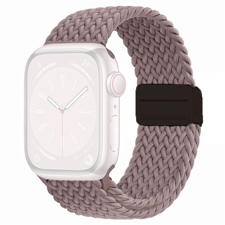 Rigtigt Godt Nylon Universal Rem passer til Apple Smartwatch - Lilla#serie_21