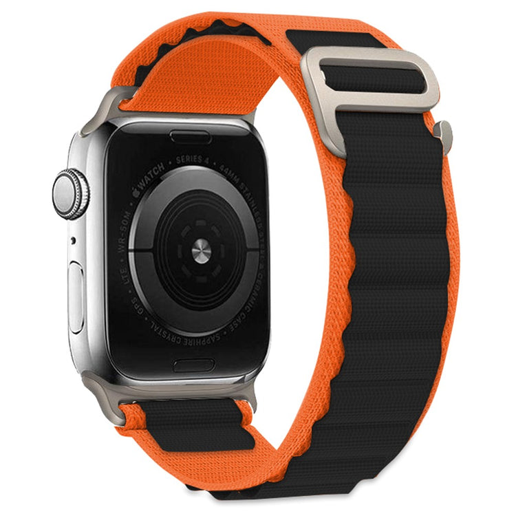 Helt Vildt Holdbart Nylon Universal Rem passer til Apple Smartwatch - Orange#serie_2