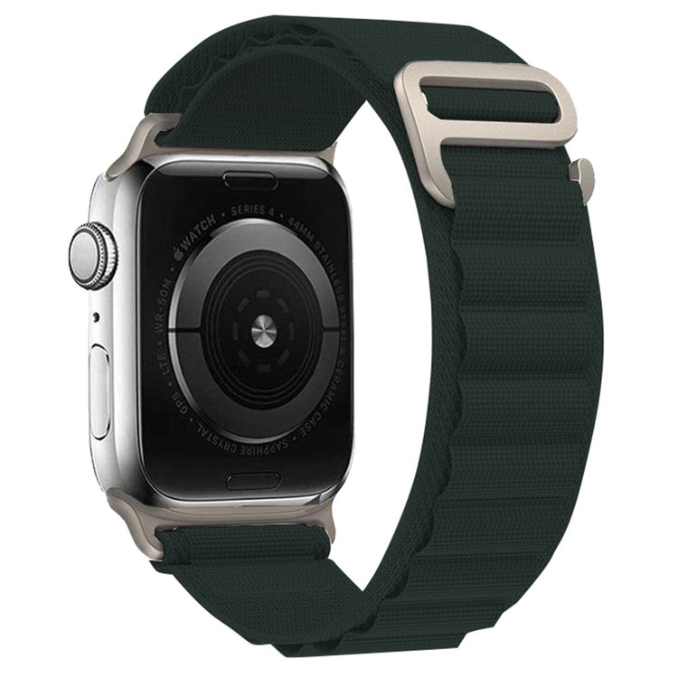 Helt Vildt Holdbart Nylon Universal Rem passer til Apple Smartwatch - Grøn#serie_24