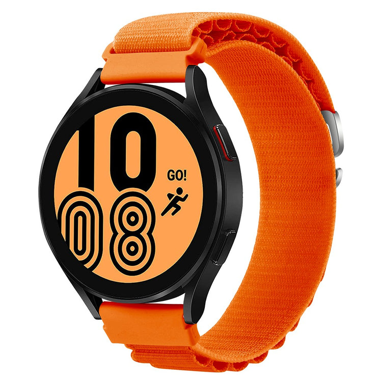 Rigtigt Slidstærk Nylon Universal Rem passer til Smartwatch - Orange#serie_6