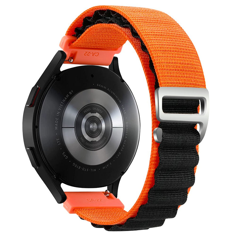 Alle Tiders Nylon Universal Rem passer til Smartwatch - Orange#serie_4