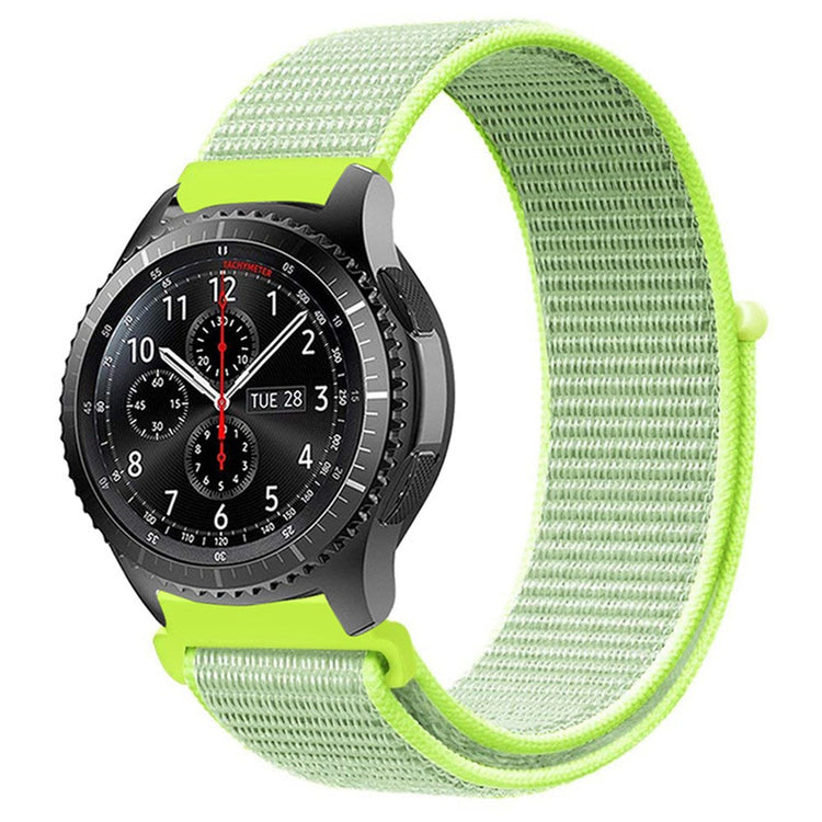 Mega Nydelig Nylon Universal Rem passer til Smartwatch - Gul#serie_10