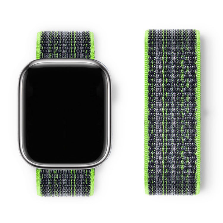 Super Smuk Nylon Universal Rem passer til Apple Smartwatch - Grøn#serie_5