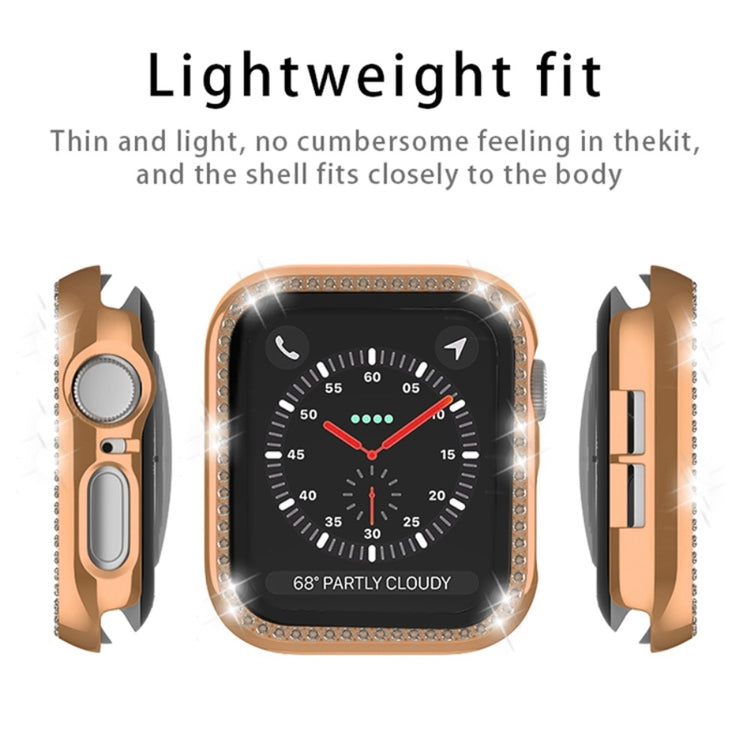 Rigtigt Kønt Glas Universal Rem passer til Apple Smartwatch - Guld#serie_6