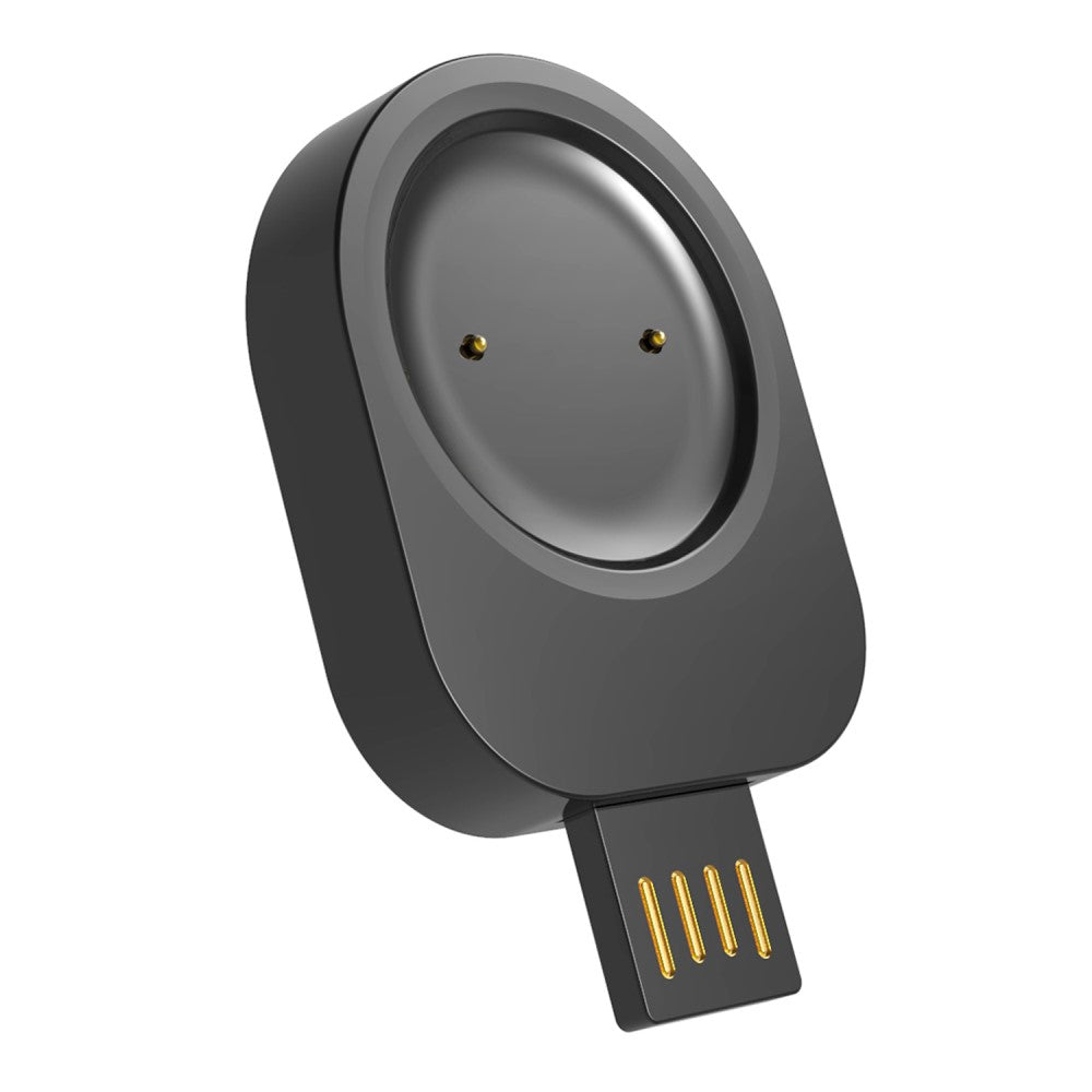 Silikone USB Oplader passer til Amazfit Smartwatch - Sort#serie_4