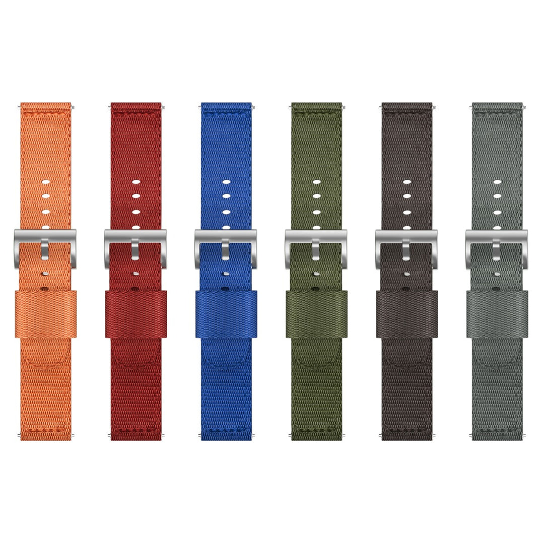 Rigtigt Smuk Nylon Rem passer til 18mm - Blå#serie_bfwu101i