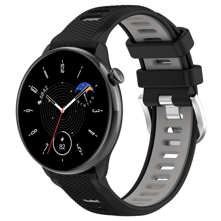 Mega Fint Silikone Universal Rem passer til Smartwatch - Sort#serie_2