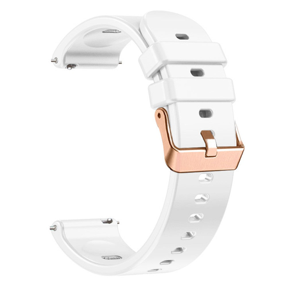 Meget Kønt Silikone Universal Rem passer til Smartwatch - Hvid#serie_2