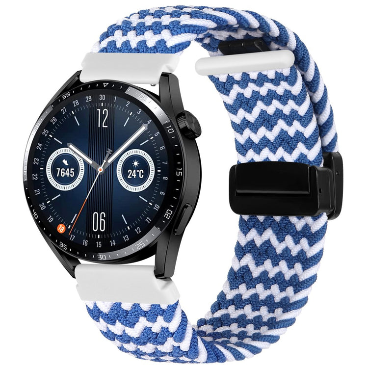 Stilren Nylon Universal Rem passer til Smartwatch - Blå#serie_2
