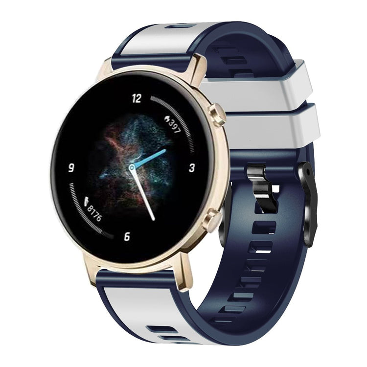 Holdbart Silikone Universal Rem passer til Smartwatch - Hvid#serie_1