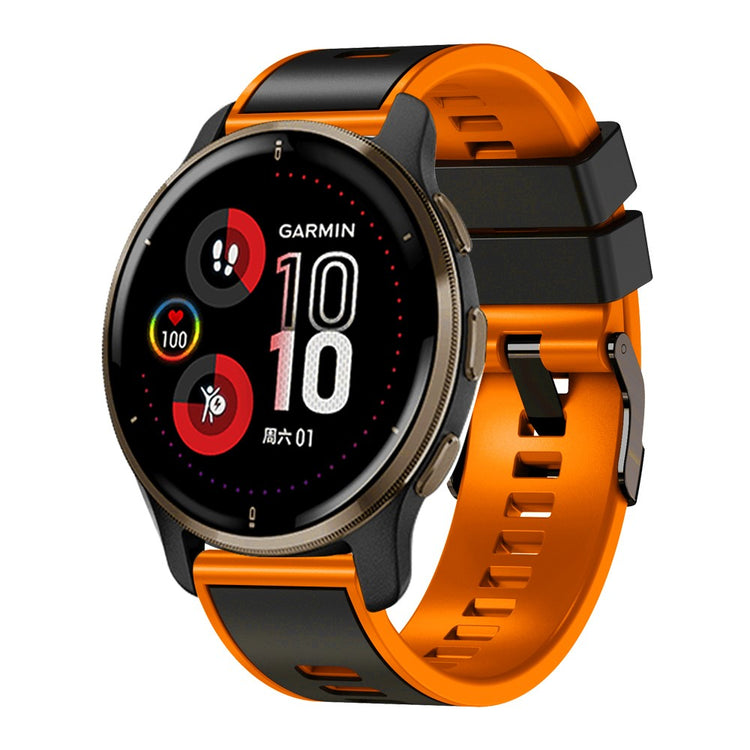 Holdbart Silikone Universal Rem passer til Smartwatch - Orange#serie_3