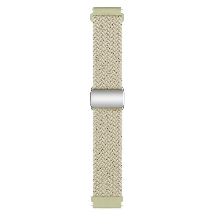 Vildt Godt Metal Og Nylon Universal Rem passer til Smartwatch - Hvid#serie_11