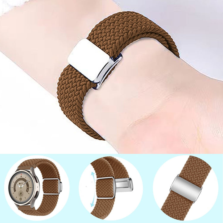 22mm Universal nylon strap with magnetic buckle - Dark Olive Green#serie_3