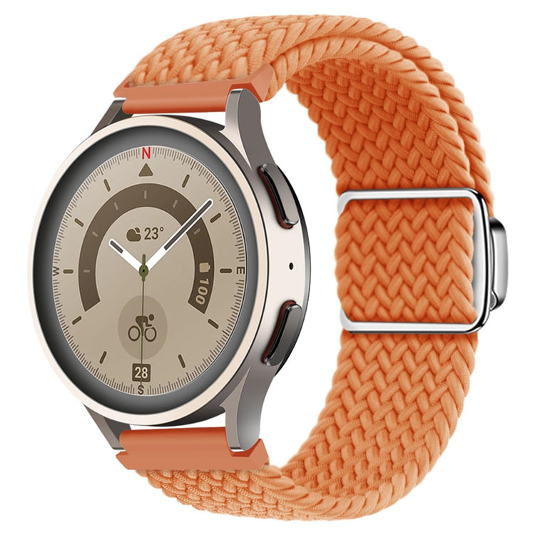 Vildt Smuk Metal Og Nylon Universal Rem passer til Smartwatch - Orange#serie_2