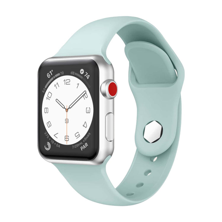Super Nydelig Silikone Rem passer til Apple Watch Ultra - Blå#serie_3