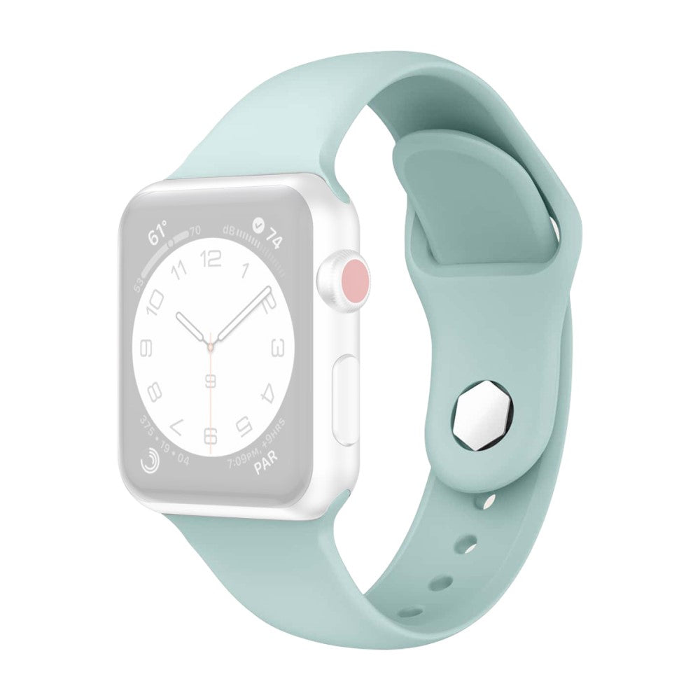 Super Nydelig Silikone Rem passer til Apple Watch Ultra - Blå#serie_3