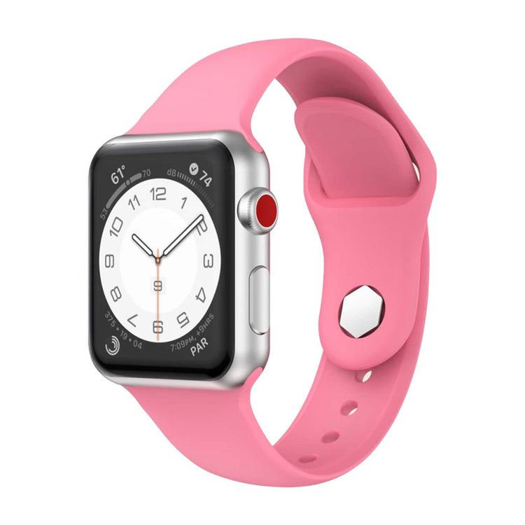Super Nydelig Silikone Rem passer til Apple Watch Ultra - Pink#serie_4