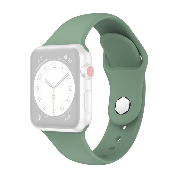 Super Nydelig Silikone Rem passer til Apple Watch Ultra - Grøn#serie_6