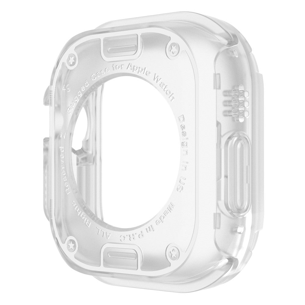 Vildt Flot Silikone Cover passer til Apple Watch Ultra - Gennemsigtig#serie_4