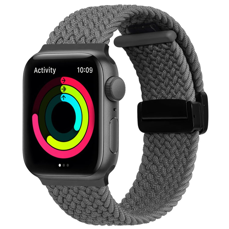 Godt Nylon Universal Rem passer til Apple Smartwatch - Sølv#serie_6