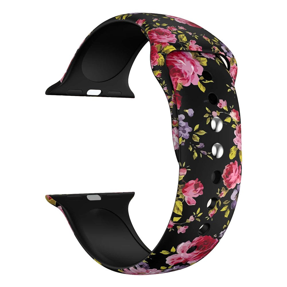 Cool Silikone Universal Rem passer til Apple Smartwatch - Størrelse: S - Pink#serie_1