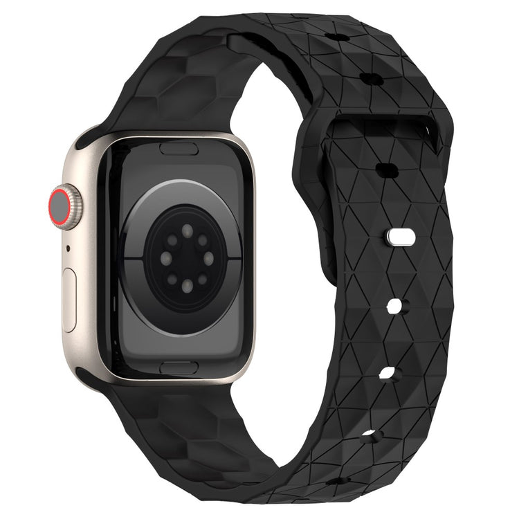 Super Kønt Silikone Universal Rem passer til Apple Smartwatch - Sort#serie_5