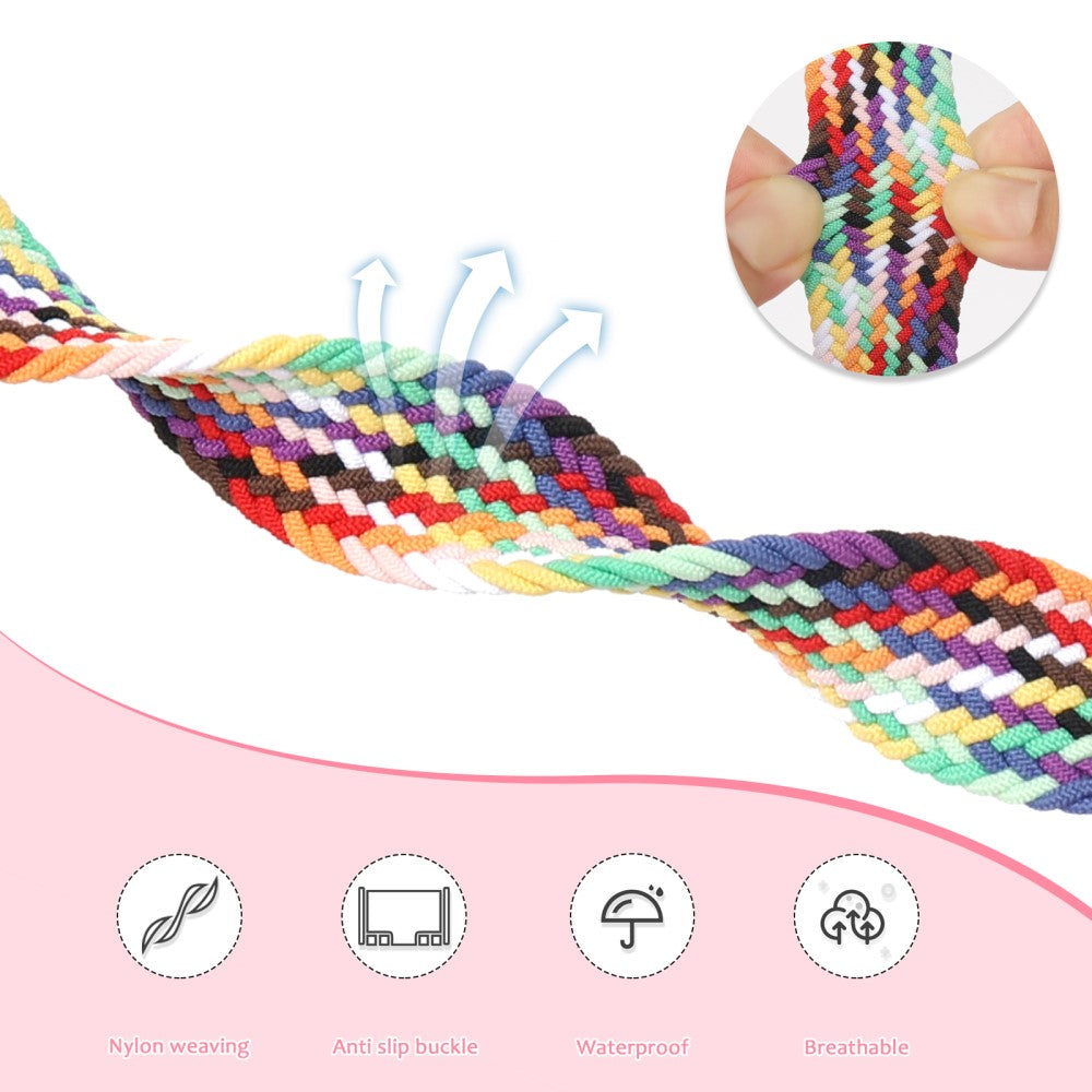 Mega Pænt Nylon Universal Rem passer til Apple Smartwatch - Blå#serie_10